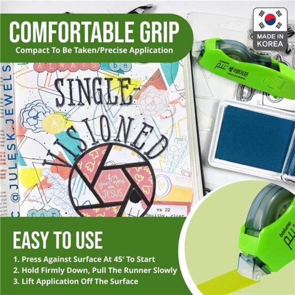 Tape Runner - Double Sided Adhesive with Dispenser Roller Included - Acid Free - Picture 5 of 7